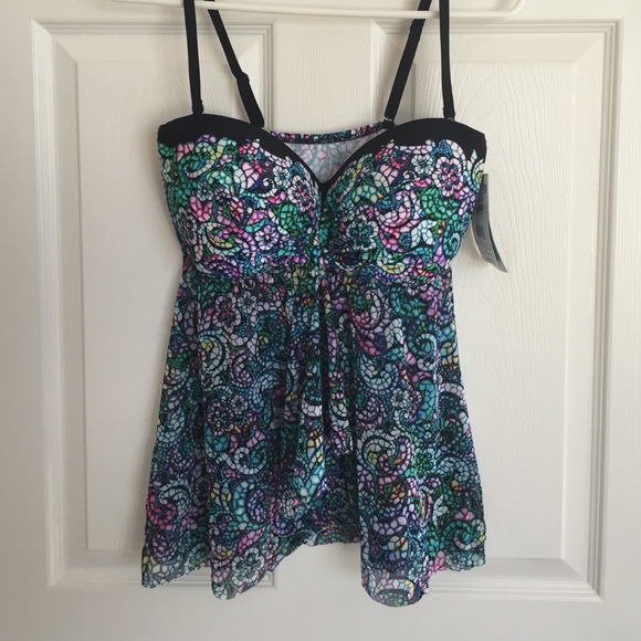 BNWT Gottex Profile Tankini Top
