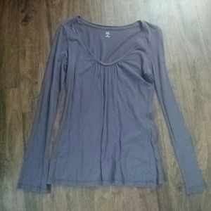 Purple Long Sleeve Tee