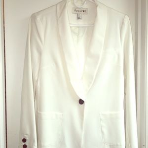 Soft White Blazer