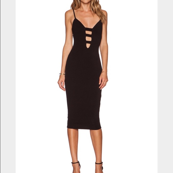 Nookie Naomi bodycon midi dress