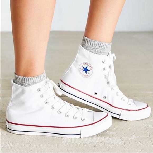 White High Top Converse