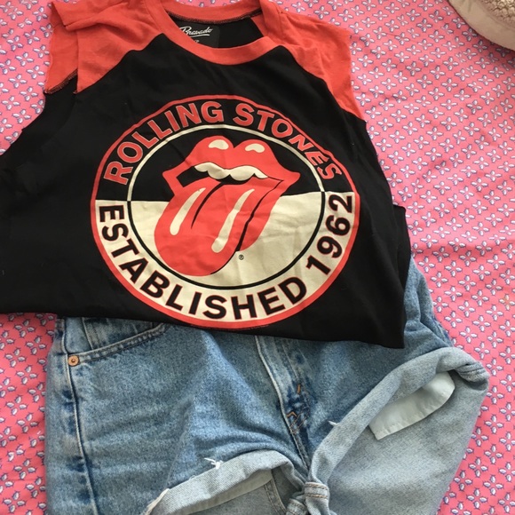 vintage Rolling Stones band tee UO
