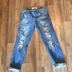 Distressed Boyfriend Jeans
