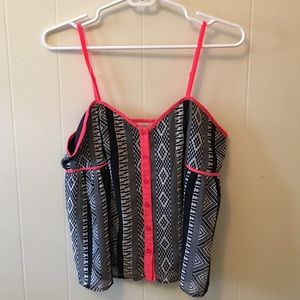 Cute summer tank top with tribal pattern!