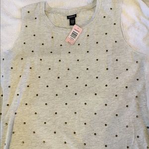 Torrid studded tank, size 1. NWT