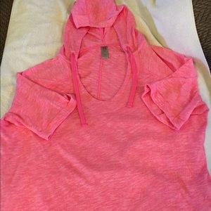 Lane Bryant hot pink active hoodie 18/20 like new