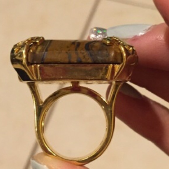 Tory Burch Statement Ring Size 5 - Picture 3 of 5