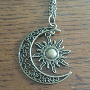 Moon and Sun Necklace