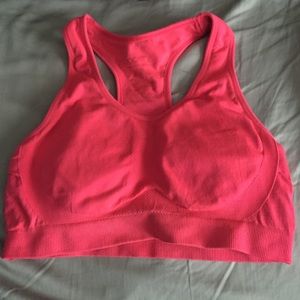 Coral sports bra