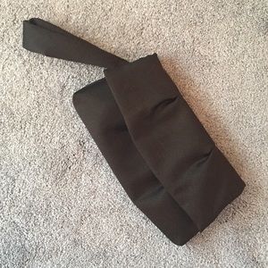 DAVID'S BRIDAL BLACK CLUTCH, NWOT