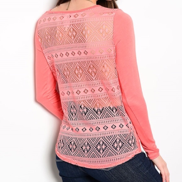 Final reduction-Moving soon!! Coral Draped Top - Picture 2 of 3