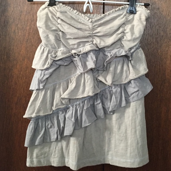 Grey tube top