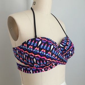 VS Pink Tribal Bikini Top