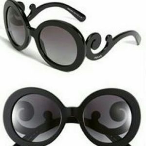 Prada Round Baroque Sunglasses (55mm)