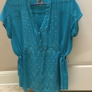 Johnny Was designer blouse.