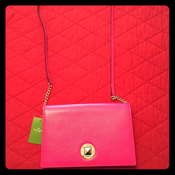 Kate Spade grand street calico pink purse