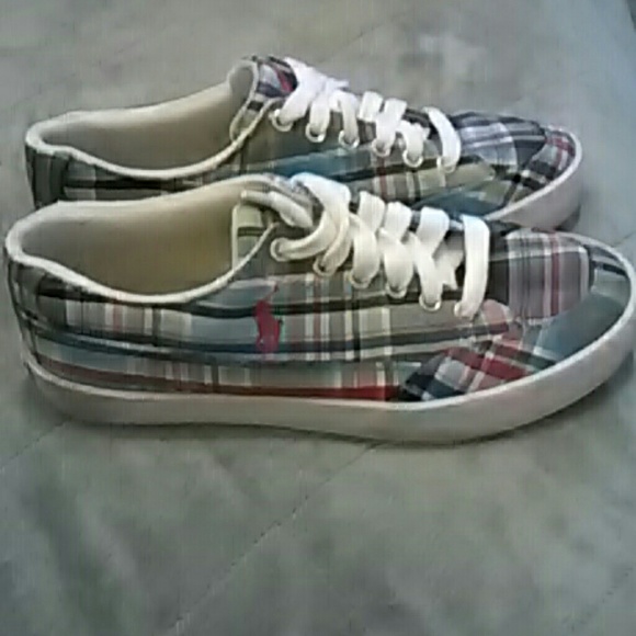 Very nice  Ralph Lauren Polo canvas shoes.