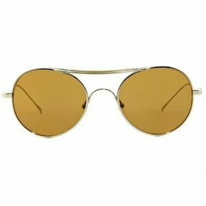 Mosley Tribes Silver Stussy Round Sunglasses