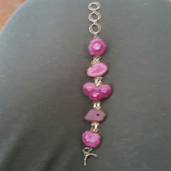 Sterling silver and druzy  Bracelet