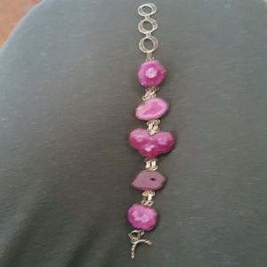Sterling silver and druzy  Bracelet