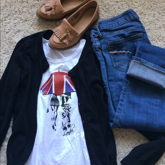 NEW white tee - 'London' design