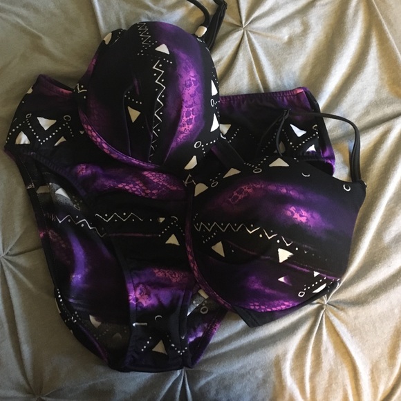 Two piece Venus bathing suit.