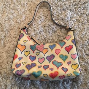 Dooney & Bourke "Crayon Hearts" Purse