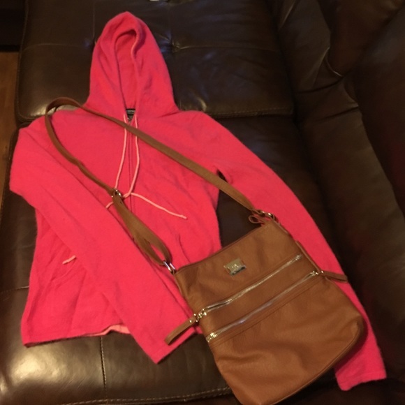 Express XS 100% cashmere zip up sweater