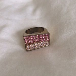 Gold/pink ring