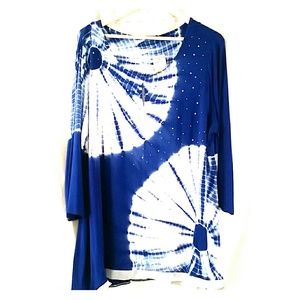 Belldini Tye Dye Swing Tunic 3/4