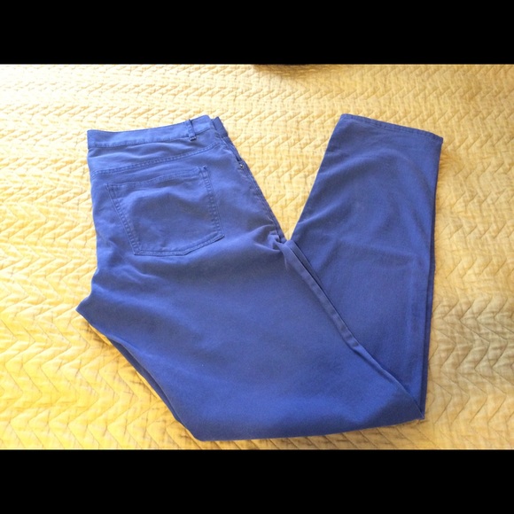Navy Slim Fit Chino Pants by H & M
