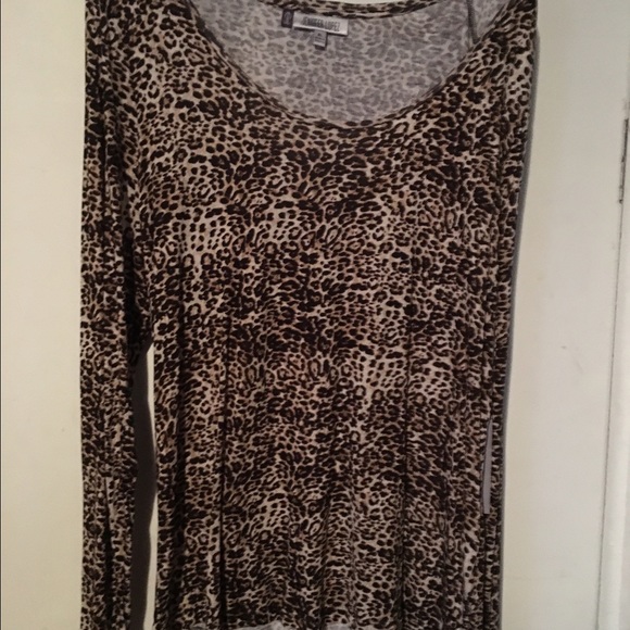 J lo animal print shirt