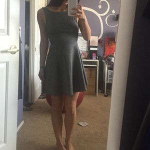 Gray H and M skater dress