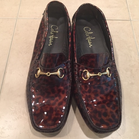 Cole Haan patent leather loafers
