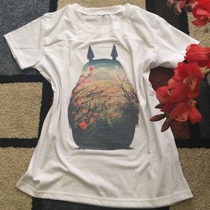 New. Totoro shirt sleeve Tshirt