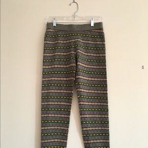 NWT J. Crew Fair Isle leggings