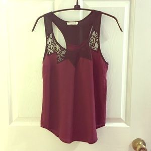 Lush Maroon Top