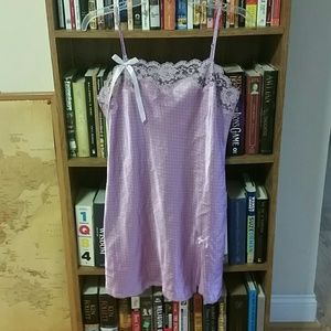 NWOT Victoria's Secret silky feel lace gown