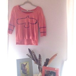 Free people native Boho hawk shirt