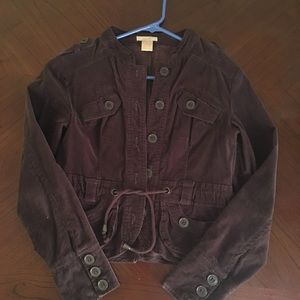 Brown corduroy jacket