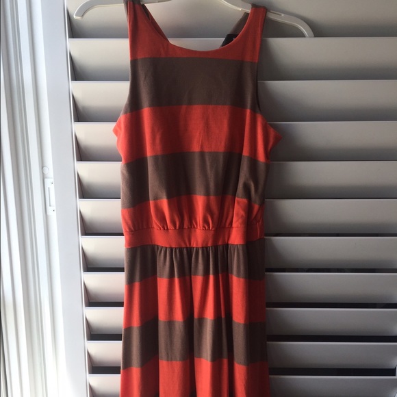 Striped maxi dress