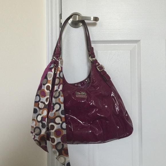 Purple Coach Purse