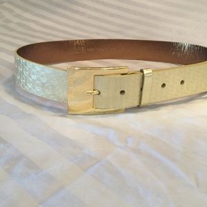 MICHAEL KORS GOLD BELT S