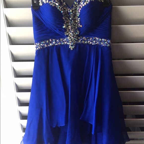 Homecoming blue dress - Picture 1 of 2