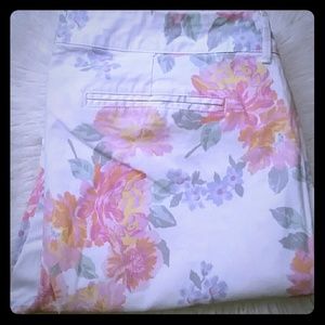 Old Navy Floral Pixie Pants Size 16 Petite