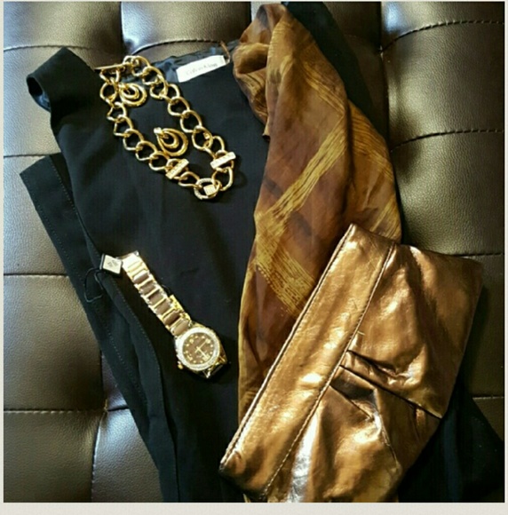 Calvin Klein, Vintage Lined Black sheeth dress - Picture 4 of 4