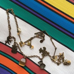 Vintage Jewelry - Handmade Lion Eagle Knight Crest Charm Stone Neck Vintage Jewelry - Handmade Lion Eagle Knight Crest Charm Stone Neck