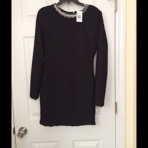 New Black long sleeve dress from Bloomingdales.