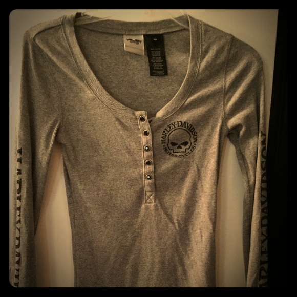 Ladies long sleeve Harley Davidson shirt