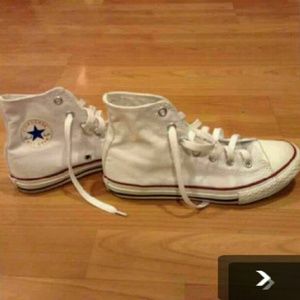 White High Top Converse